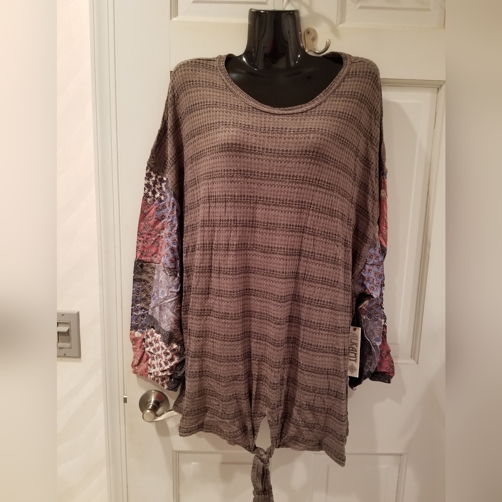 Boho Blouse with Sleeve Design.